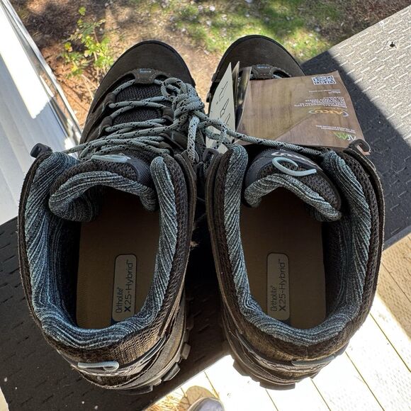 AKU 714 Alterra Lite Mid GTX W3 Men’s 5 Women’s 7 13623e22 Brown Blue Boots New‎ - Picture 6 of 11